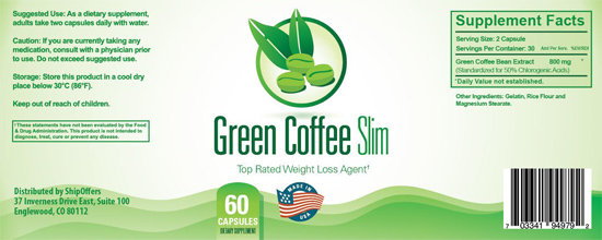 Green Coffee Slim new 2017 